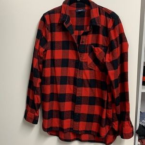 Madewell boyfriend buffalo plaid shirt sz L